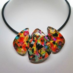 Colorful Unique Necklace Pendant